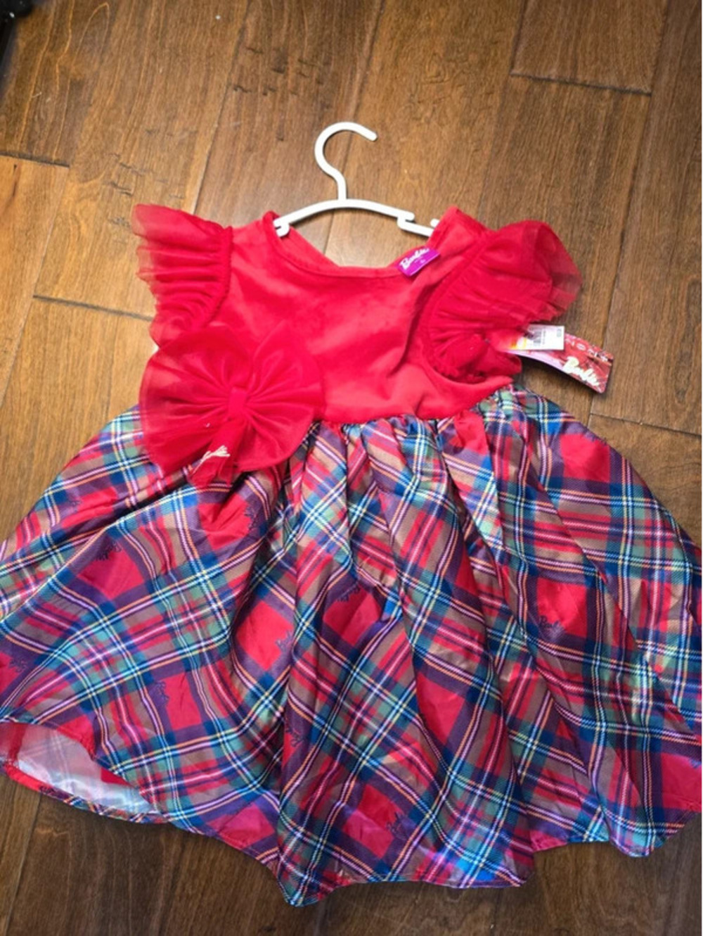 4t brand new barbie christmas dress, item 509G6